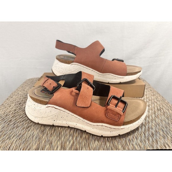 Bionica Shoes Bionica Olin Sandal Adjustable Slingback Platform Leather Arch Support Women